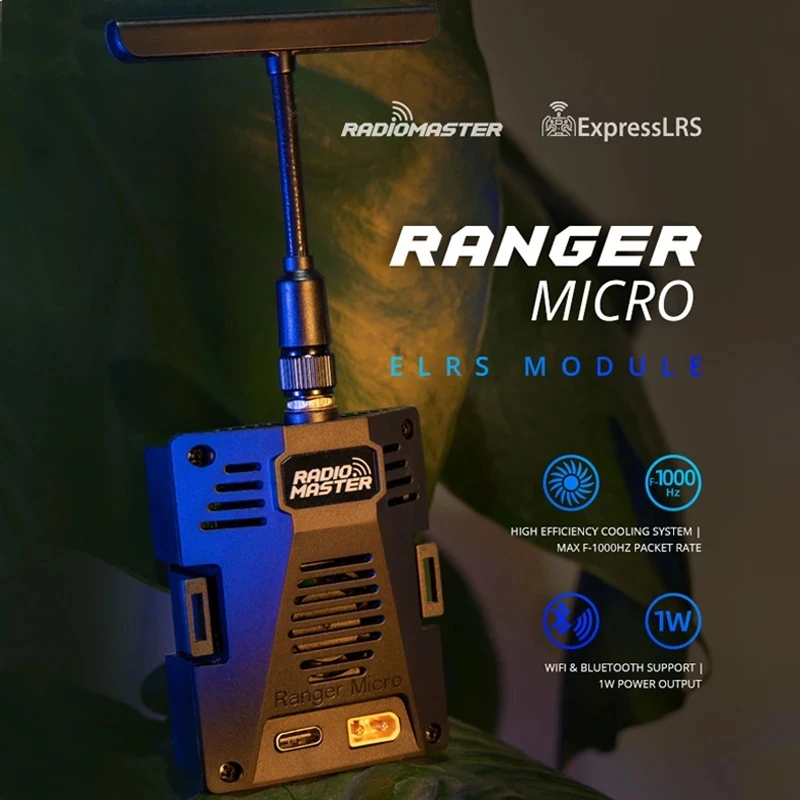 مجموعة وحدة RadioMaster Ranger - مراجعة Radiomaster Ranger 2.4Ghz Elrs Module وسعره